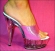 Clear Platform Heel Mule Shoes