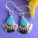 Authentic turquoise gemstone jewelry