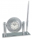 Billable Hour Silver Desk Clock