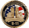 9/11 10th Anniversary Challenge Coin Raising $911,000 for U.S. Military and First Responders via USO and NYPD
