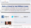 Just Military Loans Launches New Referral Program