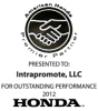 American Honda Recognizes Intrapromote, LLC with Second Premier Partner Award