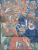 Autographed Original Paper Mosaic of Peyton Manning by Renowned Sports Artist Russell Irwin for Invisible Disabilities Association Honors Banquet on October 14th