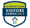 All Property Management Announces Recipients of 2012 Visitors' Choice Award