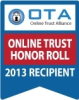 High-Tech Bride Named a Top Trusted Website in OTA’s 2013 Online Trust Honor Roll