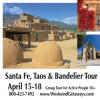 Westwind Getaways Now Taking Reservations for Santa Fe and Taos Guided Trip April 15-18, 2014