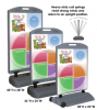 Epicure Digital Introduces Its "Easy-Move Rolling Wind Sign" Dry Erase Menu Board System at NYSNA 2014 New York Annual School Nutrition Conference, Saratoga Springs, NY