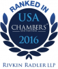Rivkin Radler's Insurance and Health Services Practices Recognized in Chambers USA