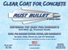 Rust Bullet, LLC Announces Rust Bullet Clear Coat for Concrete