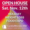 CardioMender, MD is Hosting a Holiday Weight Loss Food Expo on Nov. 12th