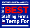 Akraya Named Grand Prize Winner - "2017 Best Staffing Firm to Temp For" in North America