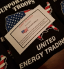 United Energy Trading Gives Back to US Troops Overseas