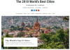 San Miguel De Allende Named #1 Top City for 2nd Year in a Row in "travel + Leisure" World's Best Awards for 2018
