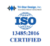 Tri-Star Design, Inc. Receives ISO13485:2016 Certification for Design and Development of Medical Devices