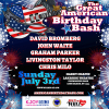 Great American Birthday Bash, July 3 Long Island, Festival and Concert