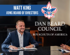 Matt King Joins Boys Scouts of America, Dan Beard Council Board of Directors