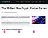 Crypto Lists Hits 50 New Bitcoin Casino Game Reviews