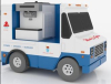 Portable Soft-Serve Ice Cream Cart for Indoor Stadiums and Venues