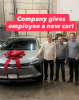 Advanced Moving & Storage Gifts Car to Longest-Tenured Employee in Recognition of Loyalty and Service