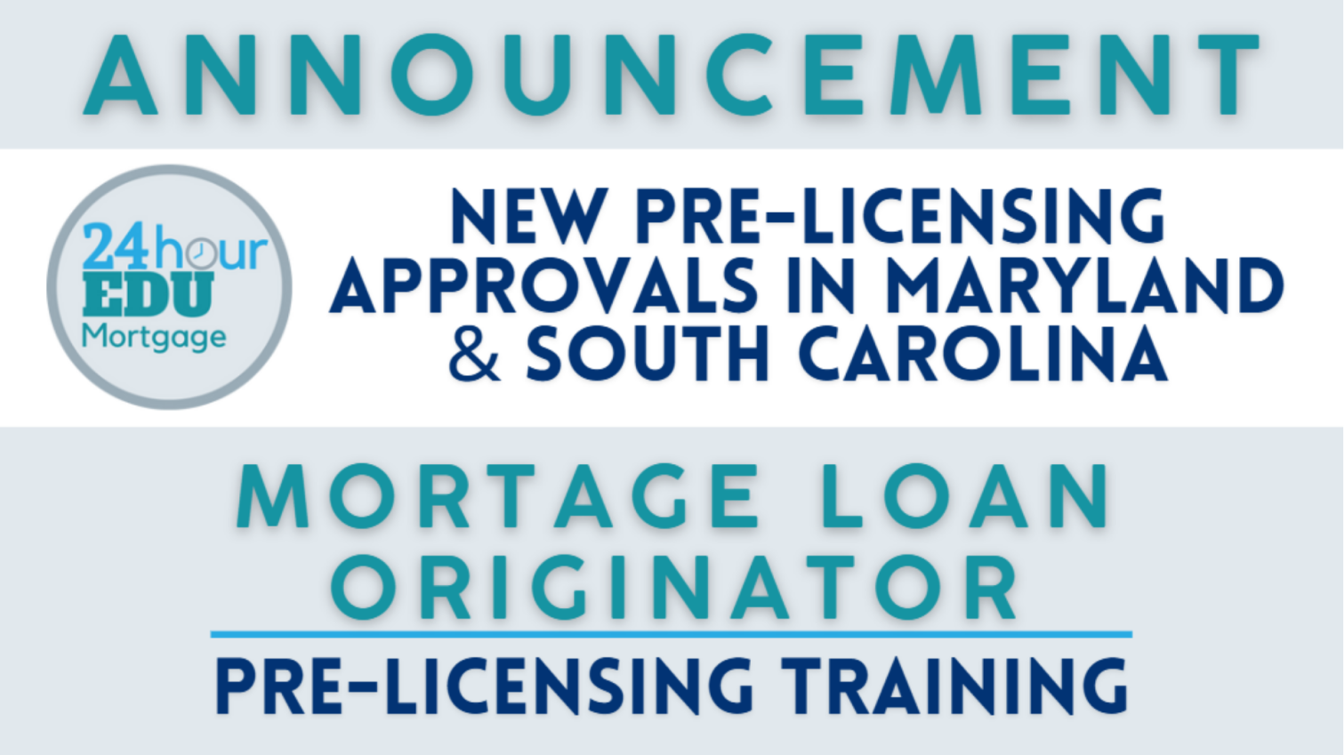 24HourEDU Announces New Mortgage Loan Originator Pre-Licensing Training