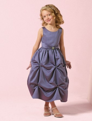Wholesale Blue Jewel Cheap Flower Girl Dresses FD2708