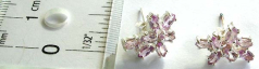 Fake diamond CZ gem jewelry supplier wholesale cubic zirconia earring