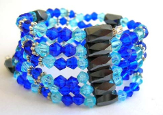 Bracelet charm Wholesale bangle supply One string forming fashion hematite bracelet with multi round