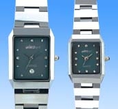 Supplier accessory catalog-square face fashion watch set