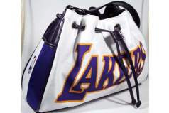 Los Angeles Lakers Logo Leather Handbag
