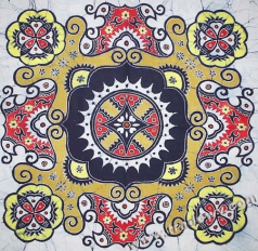 batik table cloth