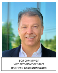 Hartung Glass Industries Appoints Bob Cummings as Vice President of Sales