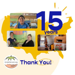 AmpleHarvest.org Celebrates 15 Years of Combating Hunger with Fresh Food Solutions