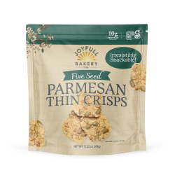 Joyfull Bakery's Five Seed Parmesan Thin Crisps Head to Costco Across Multiple U.S. Regions