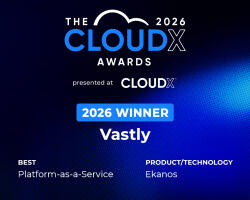 Vastly's Ekanos Platform Named Winner of the 2026 CloudX Award for Best Platform-as-a-Service