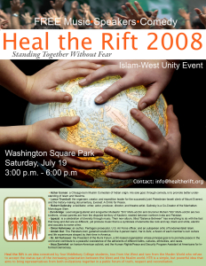 Heal the Rift 2008 Poster