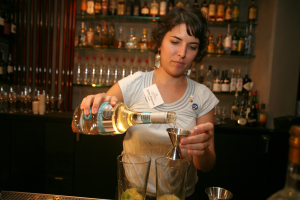 Jackie Patterson competes in Marie Brizard Cocktail Challenge