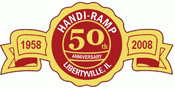 Handi-Ramp's 50th Anniversary Seal