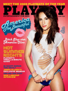 America Olivo Playboy June 2009 Cover