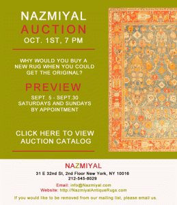 Nazmiyal Collection Antique Rug Auction