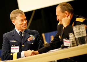 Rear-Admiral Watson and General Trufanov at MAST 2009