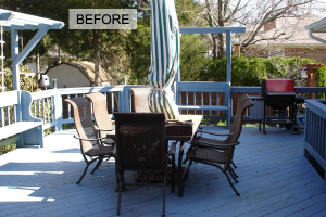 Before-Painted Deck