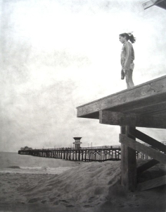 Girl at the Seal Beach Pier