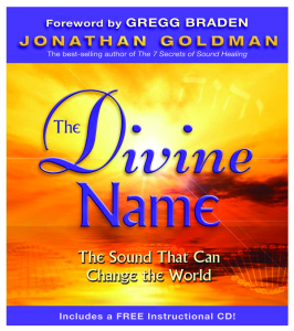 The Divine Name by Jonathan Goldman wins 2011 Visionary Award