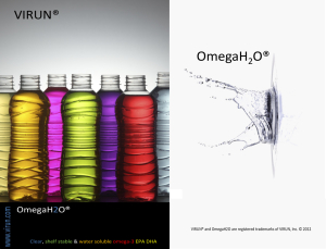 OmegaH2O and VIRUN