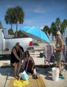 Part of the oAssist.com team at the beach