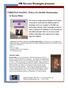 Christian Dating Promotional Flyer