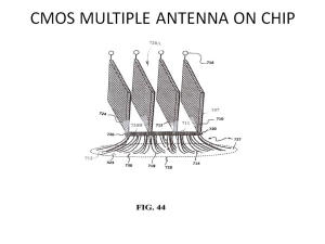 CMOS multiple antennas network