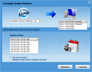 NTI Backup Now EZ 3 Image Restore