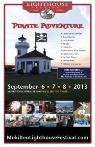 Small version of the 2013 Mukilteo Lighthouse Festival Poster