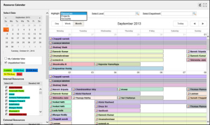 MTC's ConsultPro Resource Calendar Screenshot